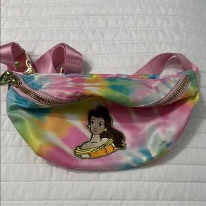 Colorful Tie-Dye Fanny Pack with Princess Patch